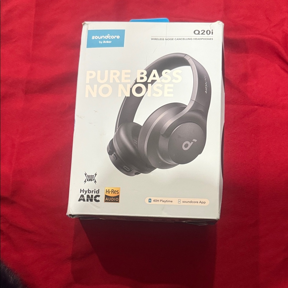 Soundcore Q20i Wireless Noise Cancelling Headphones - Black